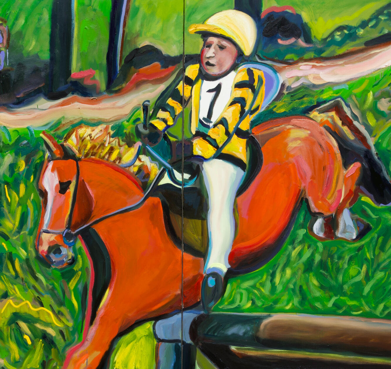 The Onlookers - Oil on Canvas 210 x 210 2025 The Onlookers - Oil on Canvas 210 x 210 2025